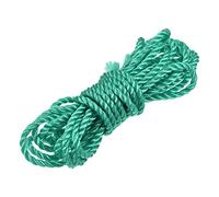 sourcing map Torcida Albañil Línea Nylon Cordel Cuerda Cordón Verde 5M/16.4 Pies 6mm Diámetro para Redes, Paisajismo, Hogar Mejora, Bricolaje Proyecto, Artesanía, Albañilería