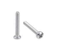 sourcing map Tornillo de Máquina cabeza de estrella pernos sujetadores transversales fijadores de M2. 5x16mm 30 pzas