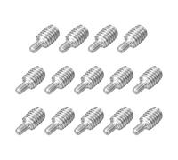 sourcing map Tornillo roscado de doble extremo M4 x 6 mm a M8 x 10 mm, 14 adaptadores reductores de rosca de acero inoxidable 304 para montaje de maquinaria de muebles