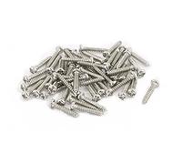 sourcing map Tornillos Autoperforantes de cabeza50piezas M1.5 x 10mm Acero Inoxidable STL Phillips Pan Redondo
