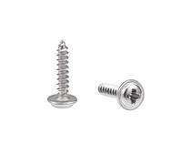 sourcing map Tornillos autorroscantes 2x10mmTornillo de cabeza plana Phillips Tornillos de acero inoxidable 304 Tornillos 50 piezas