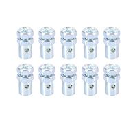 sourcing map Tornillos Cable Freno Plata 10Uds Para Motocicleta Universal