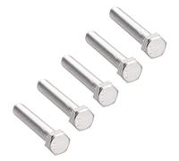 sourcing map Tornillos De Cabeza Hexagonal Sujetador De 3/8-16X2-1/4" De 304 Acero Inoxidable 5Pcs