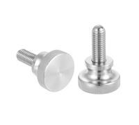sourcing map Tornillos de pulgar moleteados M10 x 30 mm, tornillos de cabeza de diamante de acero inoxidable 304, pernos de cabeza moleteada métricos con perillas de agarre para el hombro, sujetadores