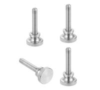 sourcing map Tornillos de pulgar moleteados M8 x 40 mm, tornillos de cabeza de diamante de acero inoxidable 304, pernos de cabeza moleteada métricos con perillas de agarre de hombro, sujetadores de