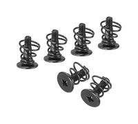 sourcing map Tornillos de resorte GPU, 10 piezas M2 x 7,5 mm, 5,5 mm, resorte OD GPU, placa trasera, tornillos de disipador de calor, tornillo fijo para ventilador de computadora, color negro