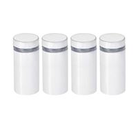 sourcing map Tornillos de separación 1/2" de diámetro x 1-1/16" (12x27 mm) Soportes para letreros de montaje en pared Clavos de vidrio acrílico Blanco 4 piezas