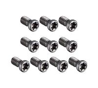 sourcing map Tornillos torx de m2.5x6mm para reemplazos de carburo cnc torno de acero de aleación 10pcs