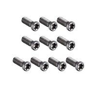 sourcing map Tornillos torx de M2.5x8mm para reemplazos carburo inserto cnc torno aleación acero 10pcs