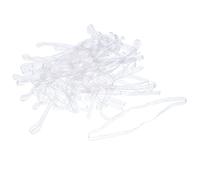 sourcing map TPU Goma Banda Estirable Goma Elástica Banda Transparente 3.8 Pulgadas Diámetro para Hogar Oficina, Paquete de 62