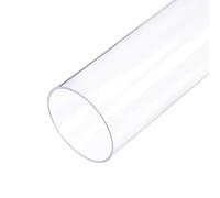 sourcing map Transparente Rígido PVC Tubo 36mm ID x 38mm x 0.5m Redondo Tubo Tubería