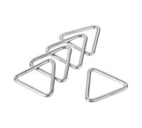 sourcing map Triángulo Anillo Hebilla, 1,46"(37mm) Interior Ancho para Herraje Correa Artesanía Bricolaje 10 Piezas