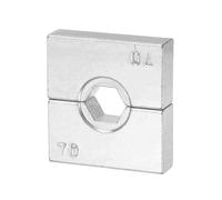 sourcing map Troquel de crimpado hidráulico de 70 mm, 12 toneladas, hexagonal, troqueles de repuesto para YQK-240/300, herramienta de crimpadora de terminales de alambre eléctrico, cable de acero