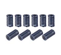 sourcing map Troquel Resorte, 10uds 8mm OD 15mm Largo Espiral Estampado Liviana Carga Compresión Troquel Resortes para 3D Impresora Eléctrica Pieza, Azul
