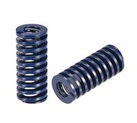 sourcing map Troquel Resorte, 2uds 20mm OD 45mm Largo Espiral Estampado Ligera Carga Compresión Troquel Resortes para 3D Impresora Eléctrica Pieza, Azul
