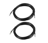 sourcing map TS9 macho a TS9 hembra RF cable de extensión coaxial RG174 cable de puente de 6.6 pies, 2 unidades