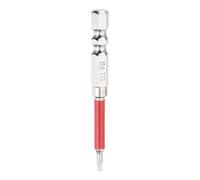 sourcing map TT8 - Broca de destornillador de cabeza Torx de 1/4 pulgadas, vástago hexagonal de 65 mm de largo, magnética, a prueba de manipulaciones, brocas de estrella de 6 puntos, destornilladores