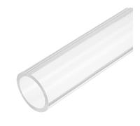 sourcing map Tubo acrílico rígido redondo transparente 35 mm diámetro interior 45 mm OD 305 mm para lámparas y linternas, sistema de refrigeración por agua