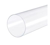 sourcing map Tubo acrílico rígido redondo transparente 86 mm ID 90 mm OD 20 pulgadas alto impacto para iluminación, modelos, fontanería, manualidades