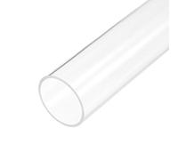 sourcing map Tubo acrílico rígido transparente de 96 mm de diámetro interior x 100 mm de diámetro exterior x 305 mm, tubo redondo de pared de 2 mm