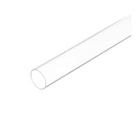 sourcing map Tubo acrílico transparente rígido redondo de 18 mm de diámetro interior de 20 mm de diámetro exterior de 6 pulgadas para lámparas y linternas, sistema de refrigeración por agua