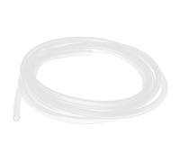 sourcing map Tubo De 2 Metros De Long De Silicona 4mm x 6mm de silicona de alimentos de grado Tubo translúcido Cerveza de agua Manguera de aire 2 metros