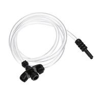 sourcing map Tubo de aire de 5 cc dispensador de pegamento adhesivo jeringas adaptador de conector de repuesto para accesorios de dispensación de cartuchos de líquido de pegamento industrial, color