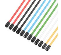 sourcing map Tubo de antena de protección de plástico de 160 mm, tubo de antena RC con tapas para antena receptora de drones de coche RC (6 colores, 12 piezas)