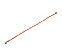 sourcing map Tubo de Escape de Compresor de Aire Reemplazo, Tuerca Hexagonal G1/8-28 400mm Longitud, Tono Cobre