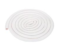 sourcing map Tubo de espuma aislante de tubería de cobre HVAC, 3/8 pulgadas de diámetro interior de 15 pies, tubo aislado de preservación del calor para aire acondicionado, mini juego de líneas de
