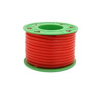 sourcing map Tubo De Gasolina De Silicona Para Moto Rojo 18M 5X8Mm