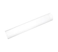 sourcing map Tubo de plástico rígido de policarbonato redondo transparente de 66 mm de diámetro interior de 70 mm de diámetro exterior de 425 mm de alto impacto para iluminación, modelos, fontanería