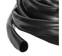 sourcing map Tubo de PVC de 15 m, tubo de PVC de 10 mm, organizador de cables negro, envoltura de blindaje de alambre