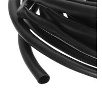 sourcing map Tubo de PVC de 15 m, tubo de PVC de 2,5 mm, organizador de cables negro, envoltura de blindaje de alambre