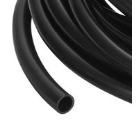 sourcing map Tubo de PVC de 15 m, tubo de PVC de 4 mm, organizador de cables negro, envoltura de blindaje de alambre