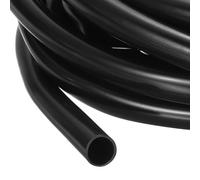 sourcing map Tubo de PVC de 15 m, tubo de PVC de 5 mm, organizador de cables negro, envoltura de blindaje de alambre