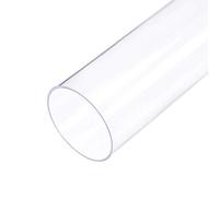 sourcing map Tubo de PVC rígido transparente de 36 mm de diámetro interior x 38 mm de diámetro exterior x 0,5 m de diámetro exterior