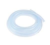 sourcing map Tubo de PVC trenzado, 1/4" (6 mm) ID 3/8" (10 mm) OD manguera de agua transparente flexible de 10 pies