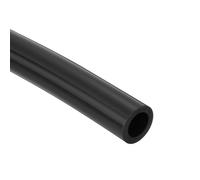 sourcing map Tubo de silicona, 19 mm de diámetro interior x 25 mm de diámetro exterior, tubo de goma de silicona, manguera de aire para transferencia de bomba, color negro