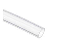 sourcing map Tubo de silicona de 9 mm de diámetro interior x 12 mm de diámetro exterior de 2 m de tubo de goma de silicona flexible para transferencia de bomba transparente