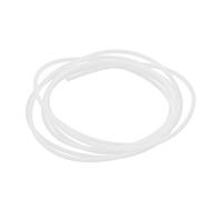 sourcing map Tubo de tubo de tubería PTFE de 2 mm de diámetro 3 mm OD PTFE 2 metros para impresora 3D Rep Rap