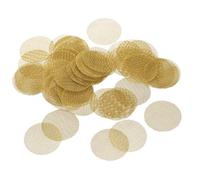 sourcing map Tubo Malla Latón Mallas 20mm Diámetro para Tubo Filtro, Paquete de 50