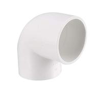sourcing map Tubo PVC, Codo PVC de 90 Grados de Deslizamiento de 50mm, Conector PVC, Reductor PVC, Reductor Manguera, 2 Piezas