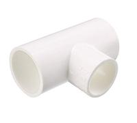 sourcing map Tubo PVC, Codo PVC de Deslizamiento de 61mm x 45mm x 30mm, Conector PVC en forma de T, Reductor PVC, Reductor Manguera, 5 Piezas