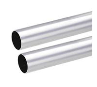 sourcing map Tubo Redondo de 6063 Aluminio, 2x Tubos de Aluminio, 29mm Diámetro Externo, 27mm Diámetro Interior, 300mm Longitud, Tubos Rectos sin Costuras