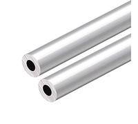 sourcing map Tubo Redondo de 6063 Aluminio, Tubo de Aluminio, 19mm Diámetro Externo, 9mm Diámetro Interior, 300mm Longitud, Tubos Rectos sin Costuras,2 Piezas