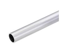 sourcing map Tubo Redondo de 6063 Aluminio, Tubo de Aluminio, 21mm Diámetro Externo, 18mm Diámetro Interior, 300mm Longitud, Tubos Rectos sin Costuras
