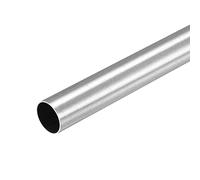 sourcing map Tubo redondo de acero inoxidable 304 de 15 mm de diámetro exterior 0,5 mm de grosor de pared 300 mm de longitud