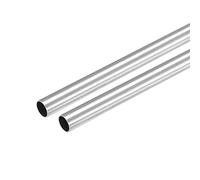 sourcing map Tubo redondo de acero inoxidable 304 de 9 mm de diámetro exterior 0,4 mm de grosor de pared 300 mm de longitud 2 unidades