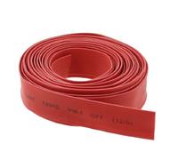sourcing map Tubo retráctil al calor color rojo, 12 mm de diámetro, escala 2: 1, 5m